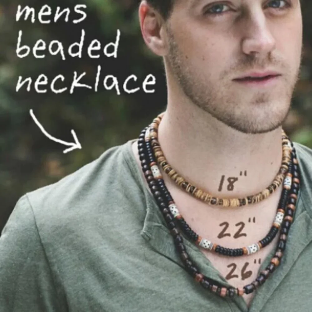 Mens's Necklace Lengths + Style Ideas + Suggestions - Pls Read Text!